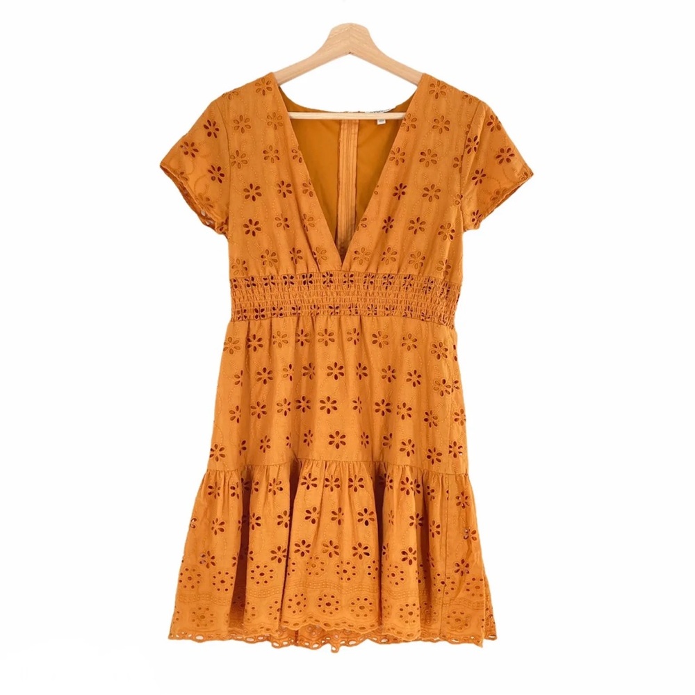 Charlotte Russe Marigold Eyelet Dress 2X